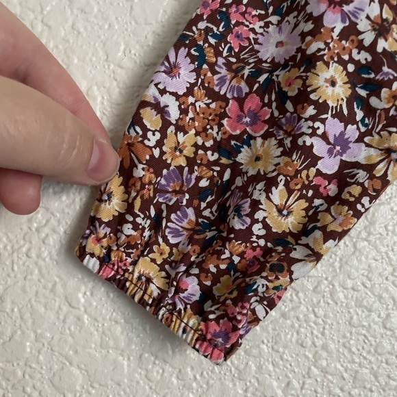 Carter’s Baby Girl Floral Twill Jumpsuit 12 Mos - Picture 5 of 11